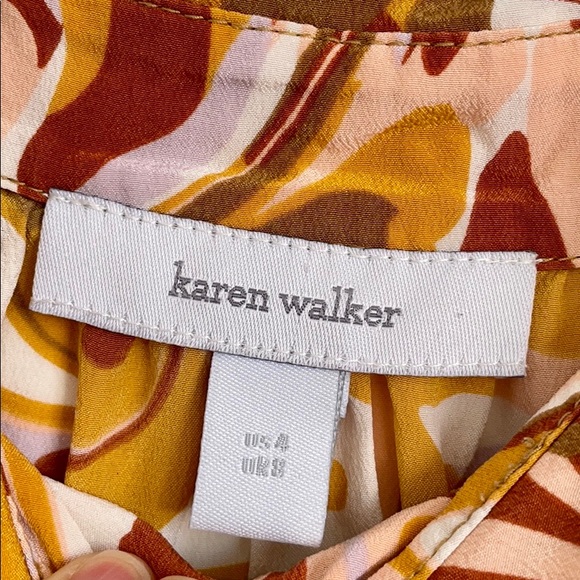 Karen Walker buttoned silk dress - Picture 6 of 7